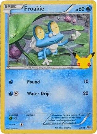 Froakie 022/25  McDonalds 25th Anniversary Promos - Promo