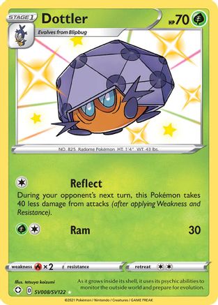 Dottler SV008  - Holofoil Shining Fates Shiny Vault - Shiny Holo Rare