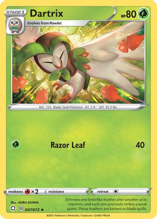 Dartrix 007  Shining Fates - Uncommon