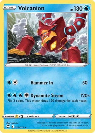 Volcanion 025  Shining Fates - Rare