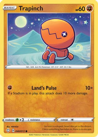 Trapinch 040  Shining Fates - Common