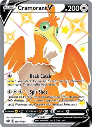 Cramorant V SWSH086  - Holofoil SWSH Sword & Shield Promo Cards - Promo