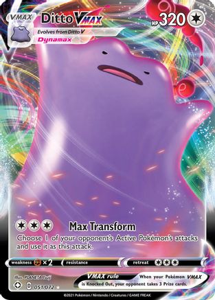 Ditto VMAX 051  - Holofoil Shining Fates - Ultra Rare