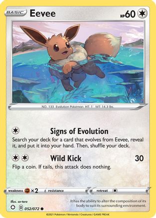 Eevee 052  Shining Fates - Common