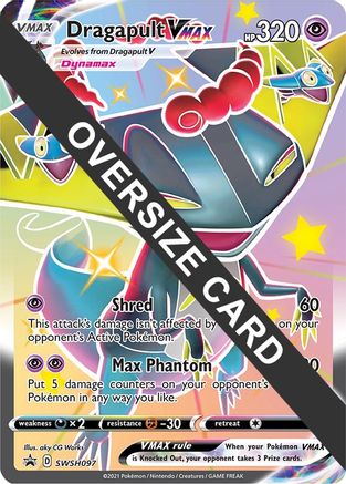 Dragapult VMAX - SWSH097  - Holofoil Jumbo Cards - Promo