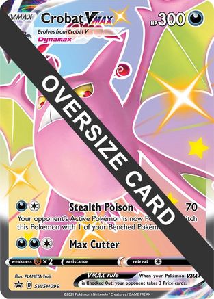 Crobat VMAX - SWSH099  - Holofoil Jumbo Cards - Promo