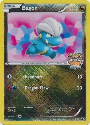 Bagon - 6/20 (Regional Championships)/20  - Holofoil League & Championship Cards - Promo