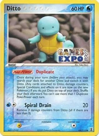 Ditto (Squirtle) (Squirtle) - 64/113  064/113  Miscellaneous Cards & Products - Promo