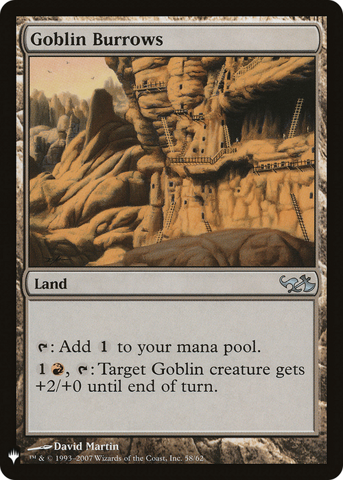 Goblin Burrows (LIST-DD1-58) - The List
