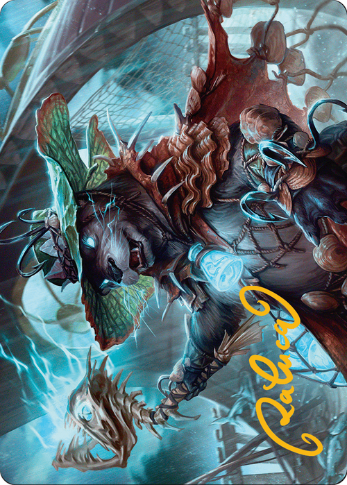 Tempest Angler // Tempest Angler (ABLB-030) - Bloomburrow Art Series (Borderless) Foil