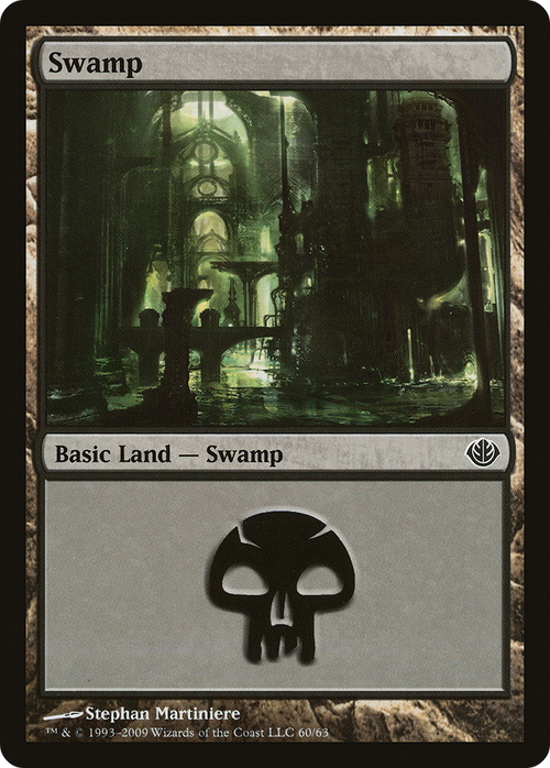 Swamp (60) (DDD-060) - Duel Decks: Garruk vs. Liliana