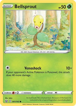Bellsprout 001  SWSH05 Battle Styles - Common