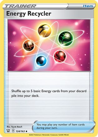 Energy Recycler 124  SWSH05 Battle Styles - Uncommon