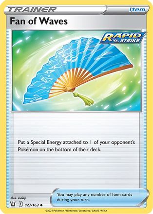 Fan of Waves 127/163  SWSH05 Battle Styles - Uncommon