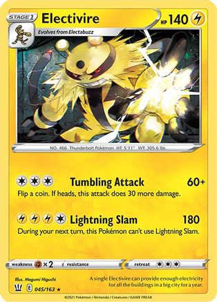 Electivire 045  SWSH05 Battle Styles - Rare