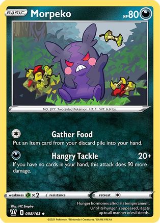 Morpeko 098  SWSH05 Battle Styles - Uncommon