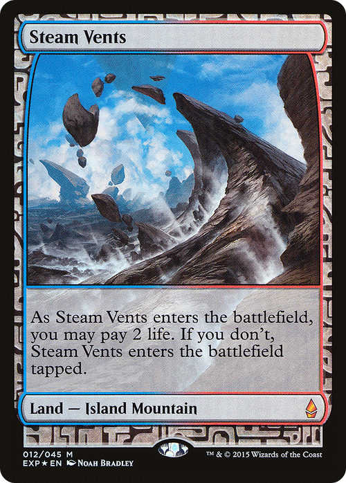 Steam Vents (EXP-012) - Zendikar Expeditions Foil