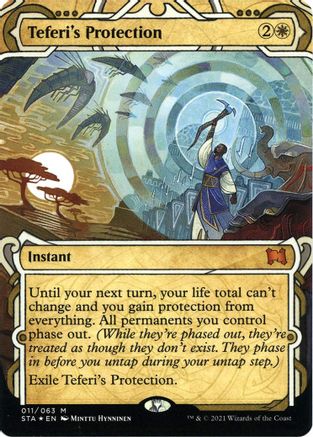 Teferi's Protection (Foil Etched) (STA-011) - Strixhaven Mystical Archive (Borderless) Foil