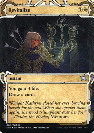 Revitalize (Foil Etched) (STA-009) - Strixhaven Mystical Archive (Borderless) Foil