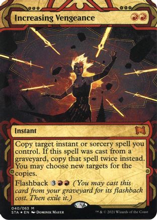 Increasing Vengeance (Foil Etched) (STA-040) - Strixhaven Mystical Archive (Borderless) Foil