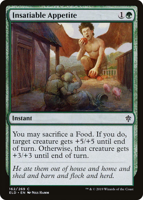 Insatiable Appetite (ELD-162) - Throne of Eldraine