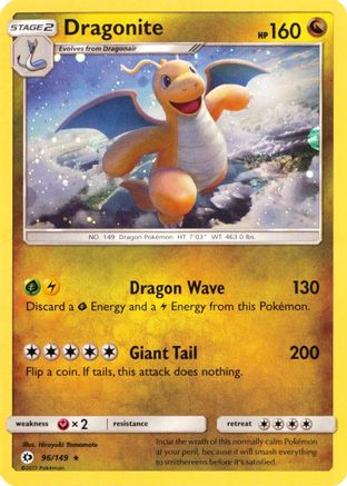 Dragonite (Cosmos Holo) 096/149  - Holofoil Miscellaneous Cards & Products - Promo
