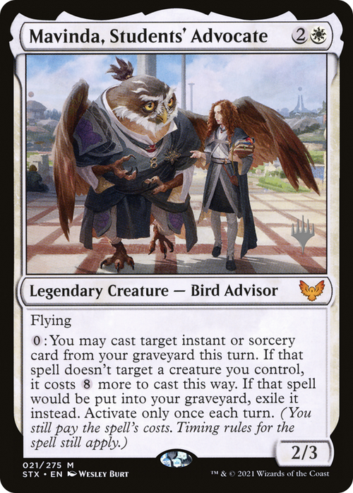Mavinda, Students' Advocate (PPSTX-21P) - Strixhaven: School of Mages Promos