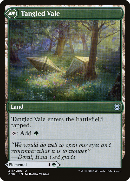 Tangled Florahedron (ZNR-211) - Zendikar Rising Foil
