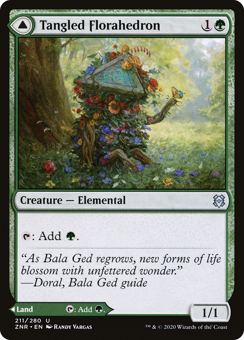 Tangled Florahedron (ZNR-211) - Zendikar Rising Foil