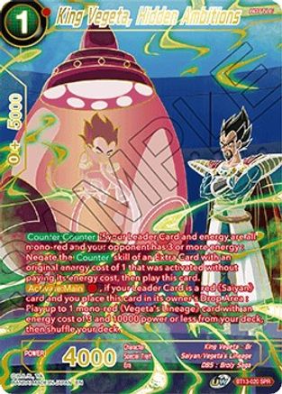 King Vegeta, Hidden Ambitions (SPR) (BT13-020) - Supreme Rivalry