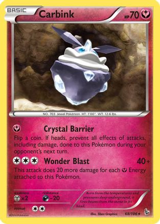 Carbink - 68/106/106  Deck Exclusives - Rare