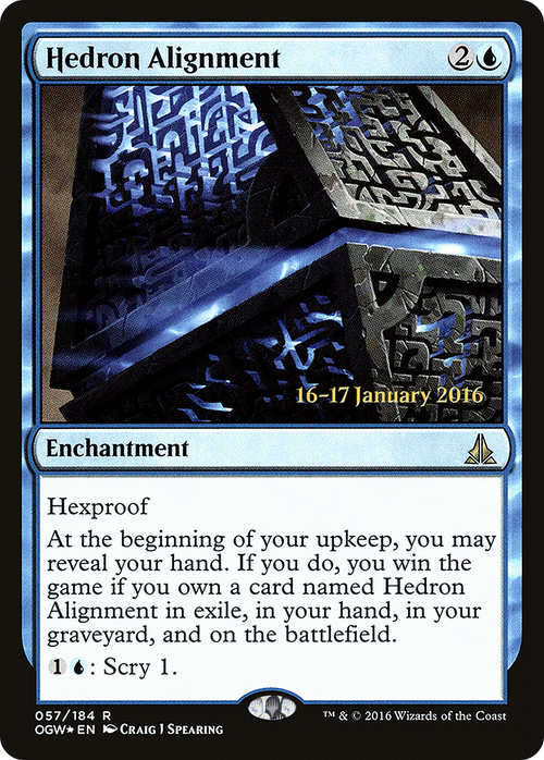 Hedron Alignment (PRE-57S) - Oath of the Gatewatch Promos Foil