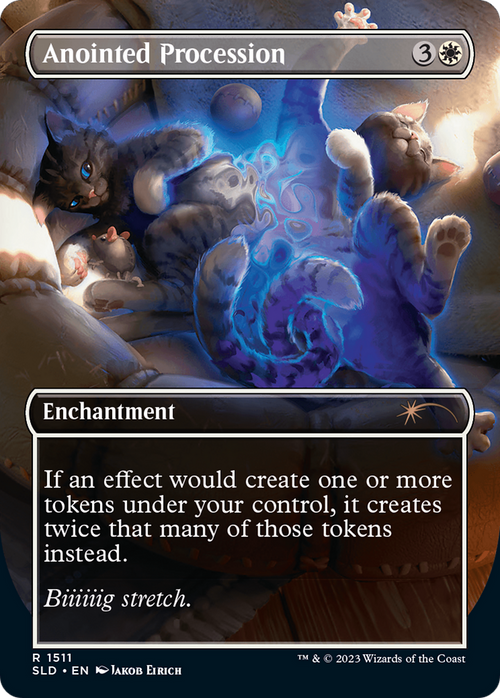 Anointed Procession (SLD-1511) - Secret Lair Drop (Borderless) Foil