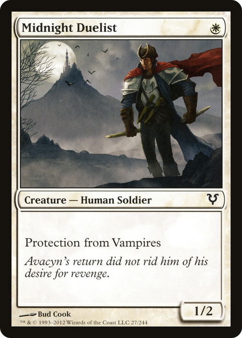 Midnight Duelist (AVR-027) - Avacyn Restored Foil