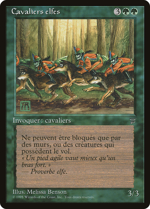 Elven Riders (French) - "Cavaliers elfes" (REN-) - Renaissance