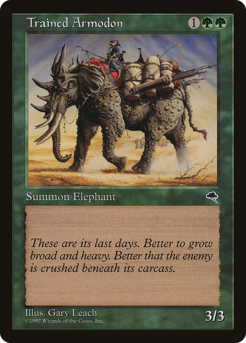 Trained Armodon (TMP-260) - Tempest