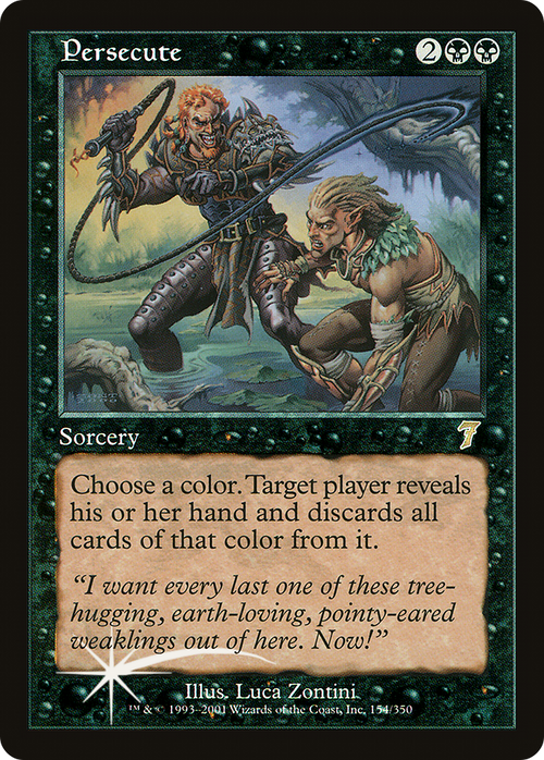 Persecute (7ED-154) - 7th Edition Foil