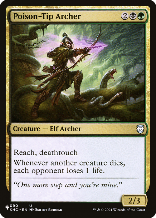 Poison-Tip Archer (LIST-090) - The List