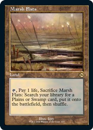 Marsh Flats (Retro Frame) (Foil Etched) (MH2-437) - Modern Horizons 2 Foil
