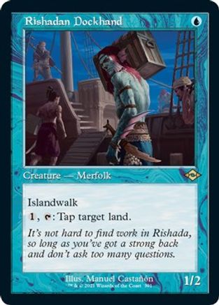 Rishadan Dockhand (Retro Frame) (Foil Etched) (MH2-391) - Modern Horizons 2 Foil