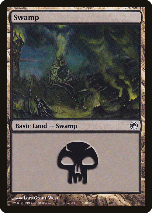 Swamp (240) (SOM-240) - Scars of Mirrodin