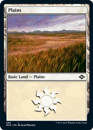 Plains (482) (Foil Etched) (MH2-482) - Modern Horizons 2 Foil