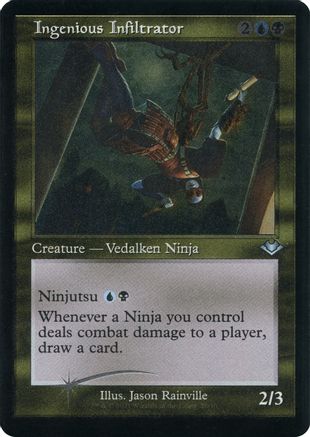 Ingenious Infiltrator (Retro Frame) (Foil Etched) (MH1-028) - Modern Horizons Foil