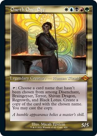 Garth One-Eye (Retro Frame) (Foil Etched) (MH2-420) - Modern Horizons 2 Foil