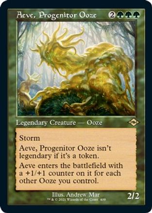 Aeve, Progenitor Ooze (Retro Frame) (Foil Etched) (MH2-409) - Modern Horizons 2 Foil