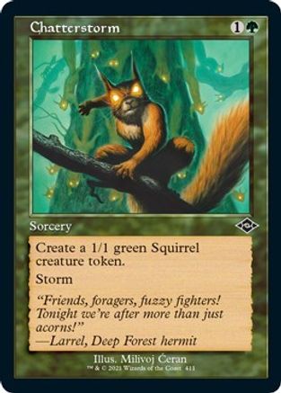 Chatterstorm (Retro Frame) (Foil Etched) (MH2-411) - Modern Horizons 2 Foil