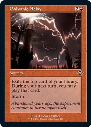 Galvanic Relay (Retro Frame) (Foil Etched) (MH2-406) - Modern Horizons 2 Foil