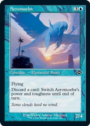 Aeromoeba (Retro Frame) (Foil Etched) (MH2-389) - Modern Horizons 2 Foil