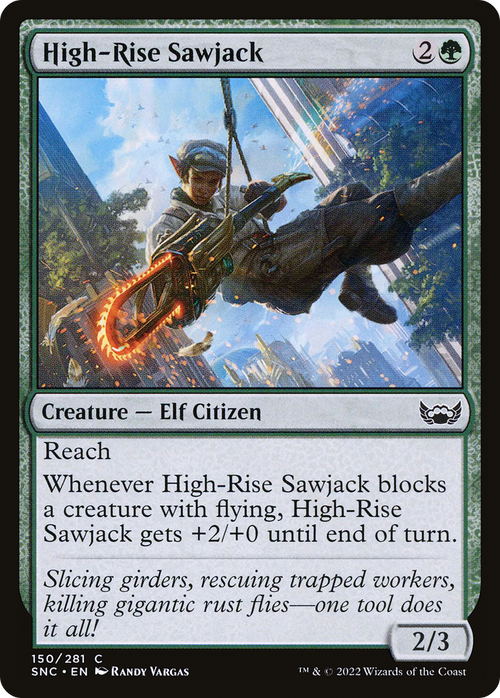 High-Rise Sawjack (SNC-150) - Streets of New Capenna Foil