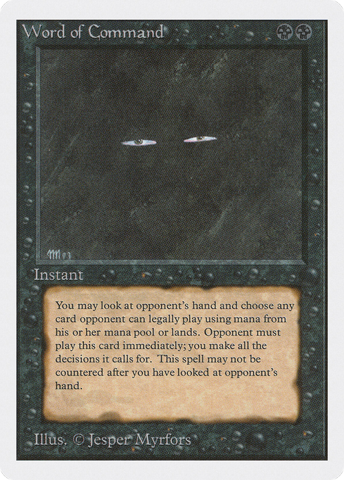 Word of Command (2ED-) - Unlimited Edition